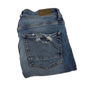 BKE‎ Denim Mom Jean High Rise Distressed Light Wash Blue Jeans Size 28